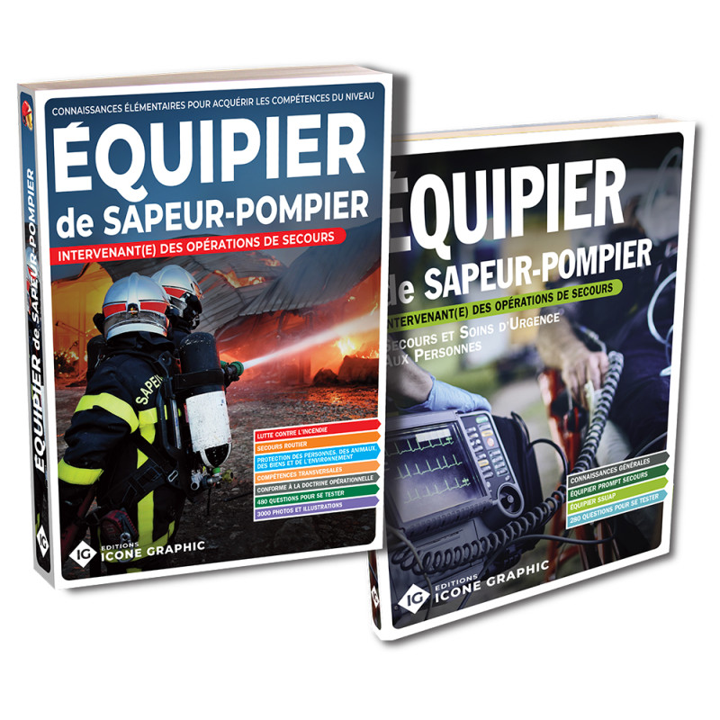 pack livre de formation equipier de sapeur pompier idee cadeau noel